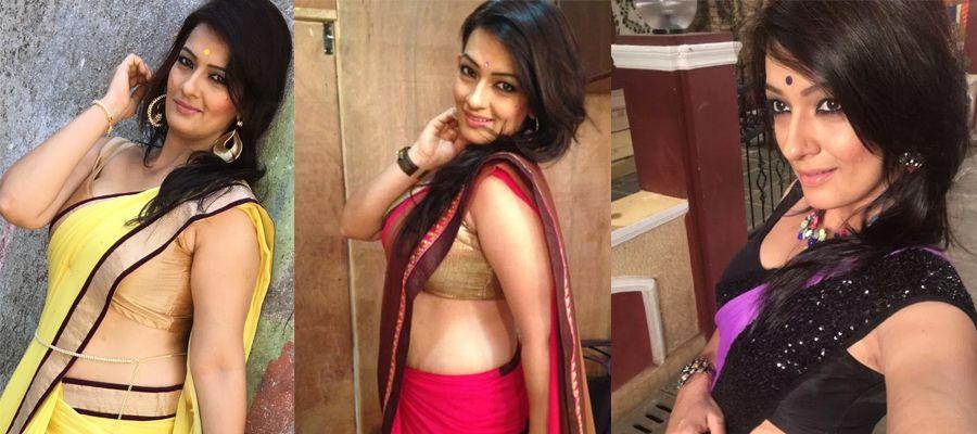 Falguni Rajani Latest Unseen Hot Photos in Saree