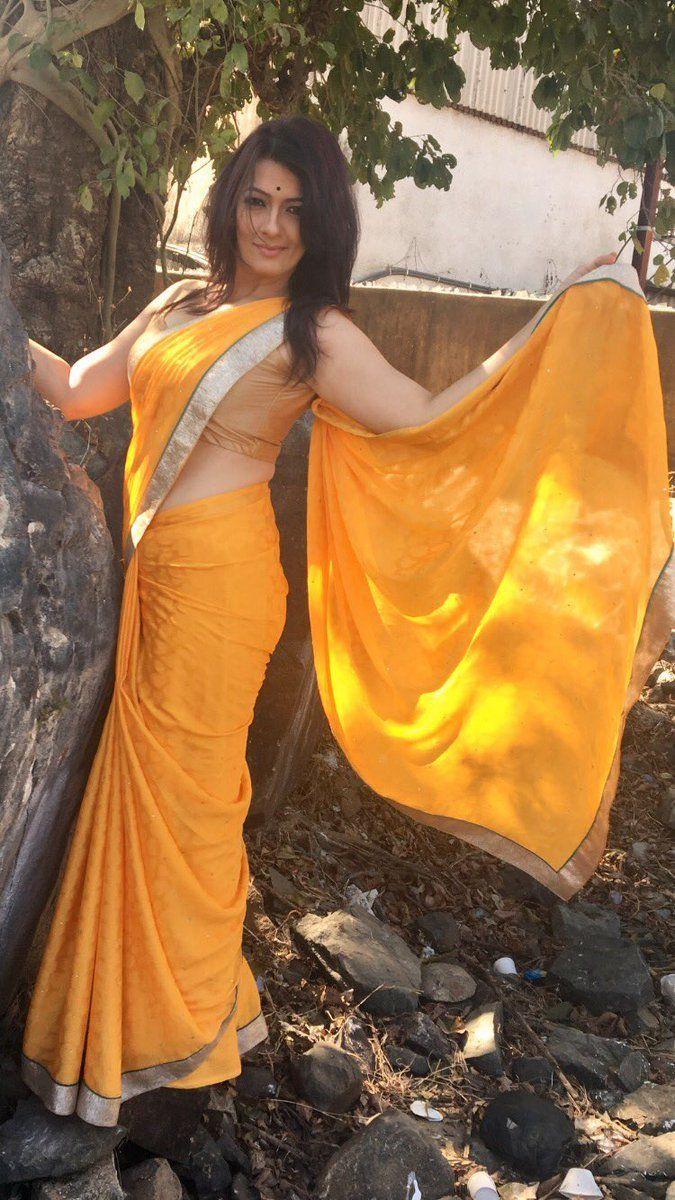 Falguni Rajani Latest Unseen Hot Photos in Saree