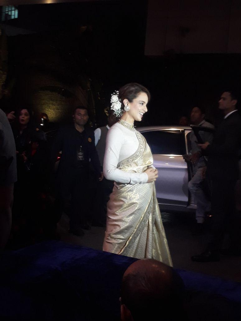 Gorgeous Top Actress at Anushka & Virat Kohli Wedding Reception