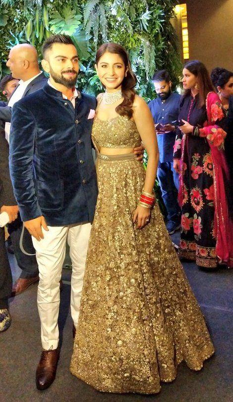 Gorgeous Top Actress at Anushka & Virat Kohli Wedding Reception