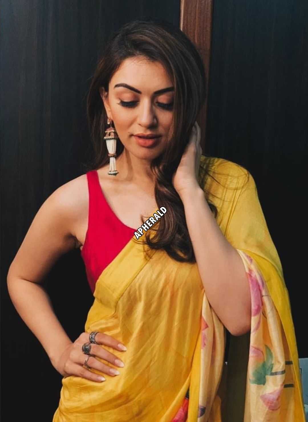 Hansika Latest Saree Pictures