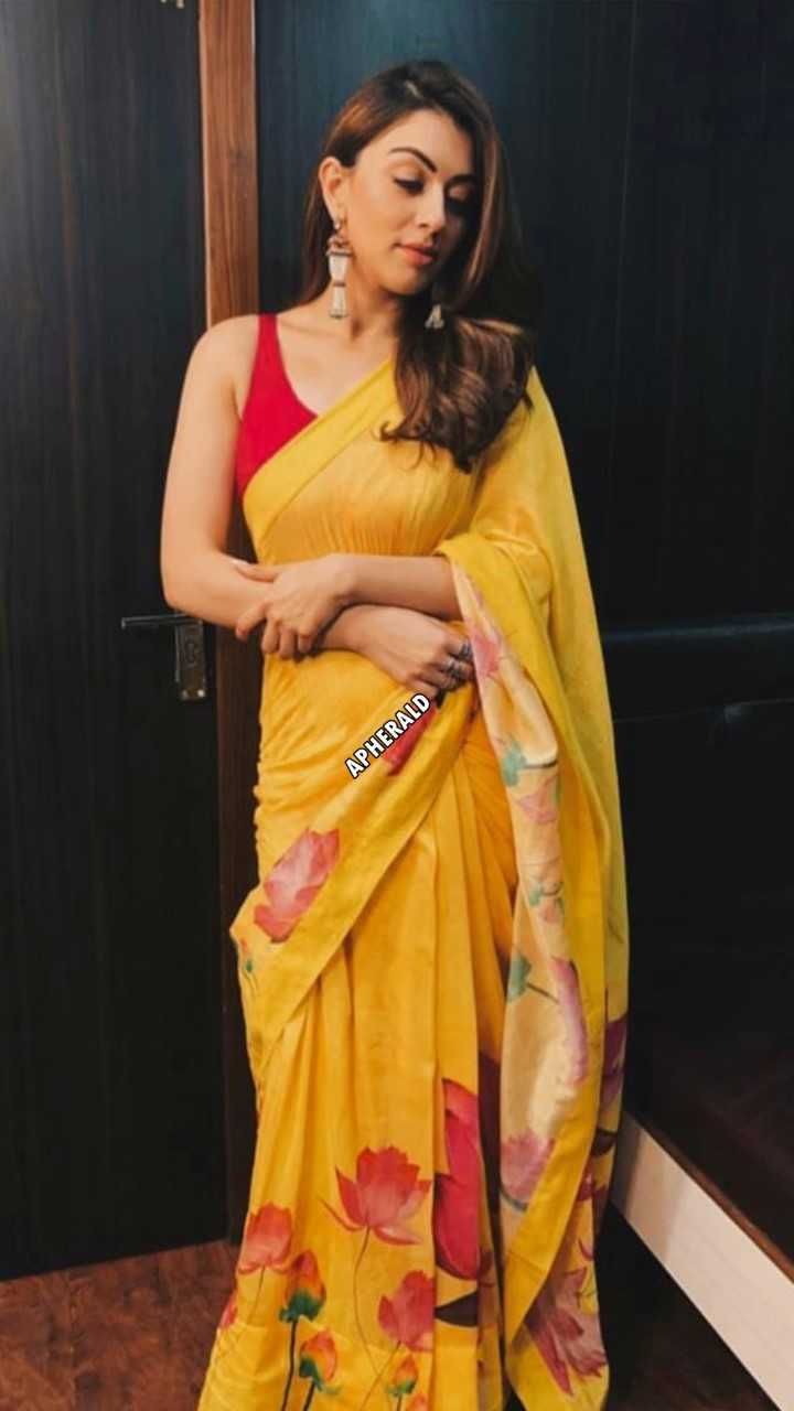 Hansika Latest Saree Pictures