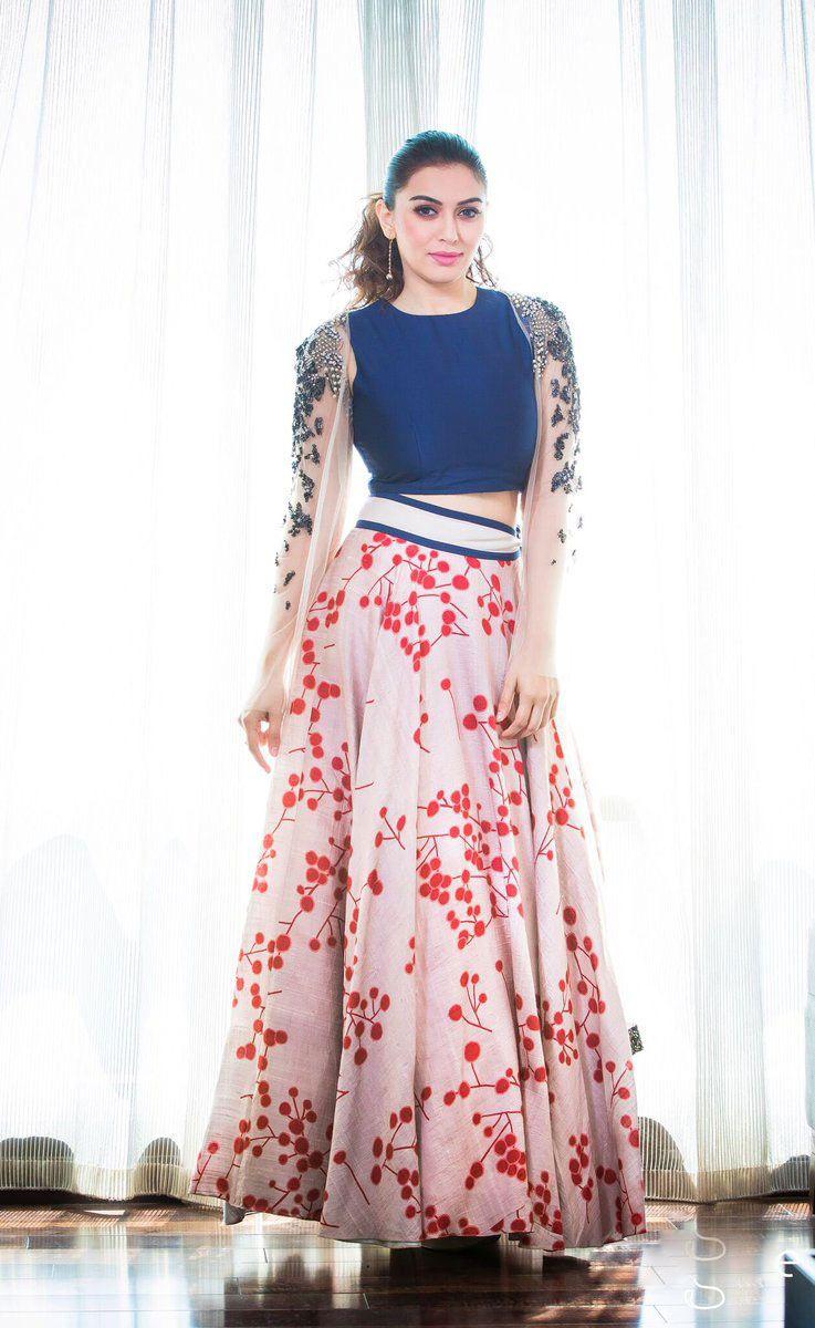 Hansika Stills At Luckunnodu Movie Promotions