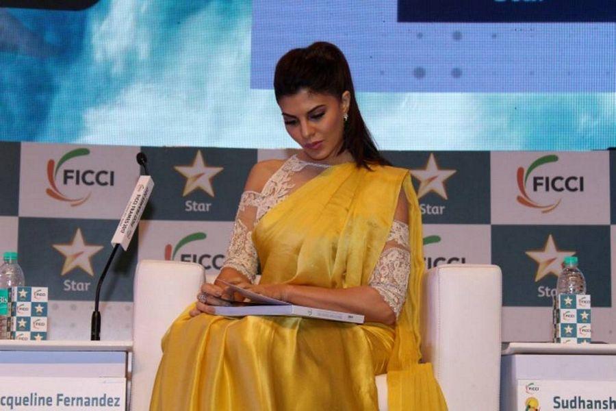 Jacqueline Fernandez Stills At FICCI FRAMES 2017