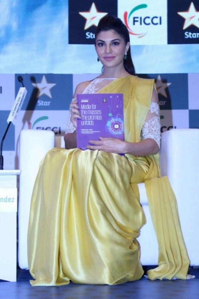 Jacqueline Fernandez Stills At FICCI FRAMES 2017