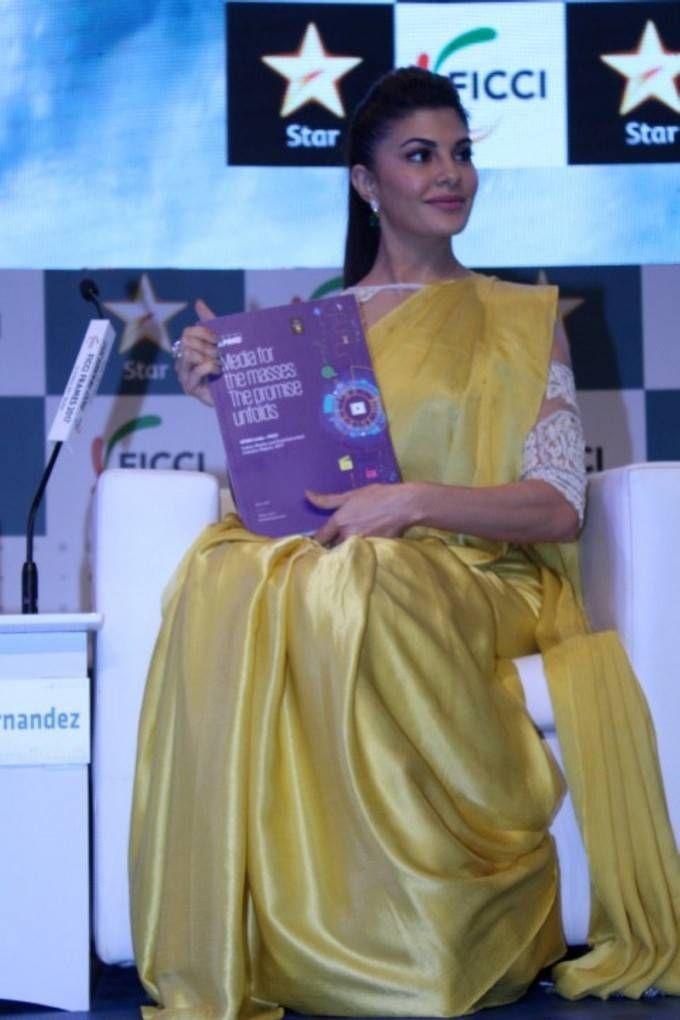 Jacqueline Fernandez Stills At FICCI FRAMES 2017