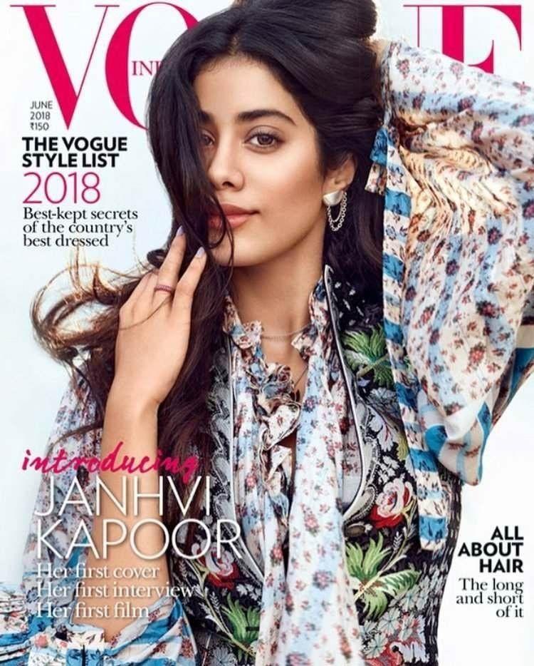 Janhvi Kapoor poses for Vogue Photoshoot Stills