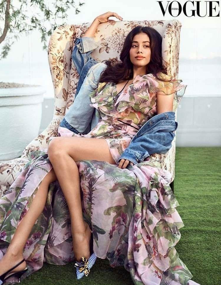 Janhvi Kapoor poses for Vogue Photoshoot Stills