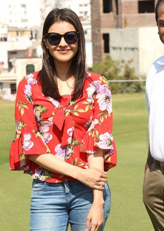 Kajal Agarwal At Cancer Crusaders Invitation Cup Photos