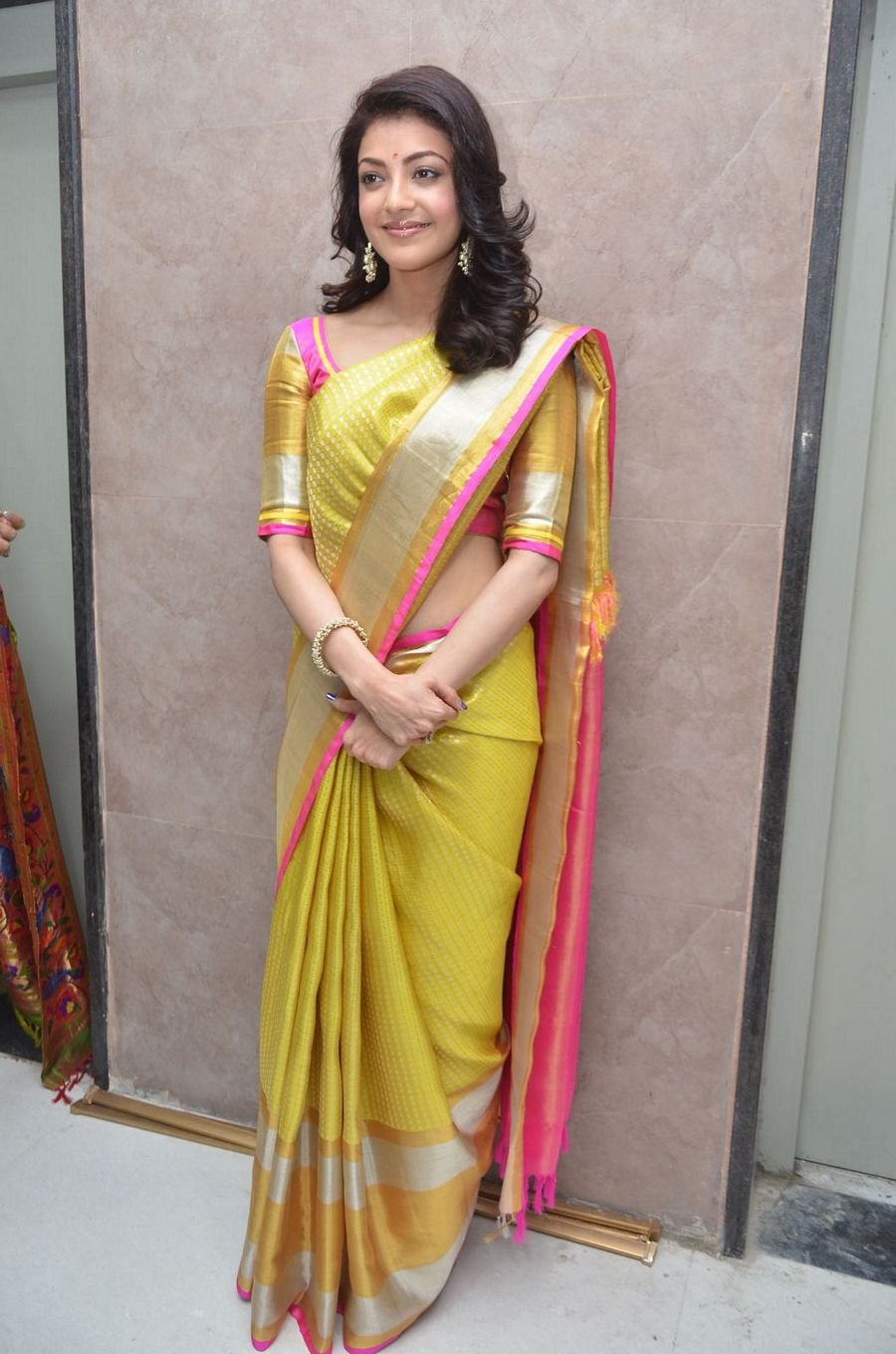 Kajal Agarwal Latest Saree Pictures