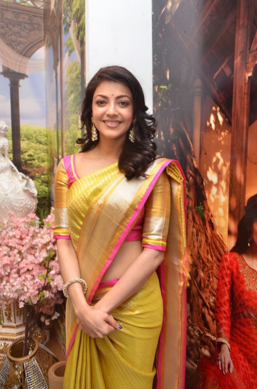 Kajal Agarwal Latest Saree Pictures