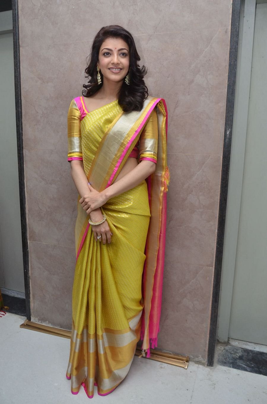 Kajal Agarwal Latest Saree Pictures