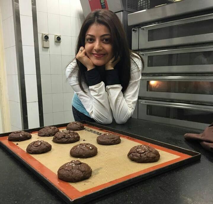 Kajal Agarwal Making Almond Biscotti at Park Hyatt Photos