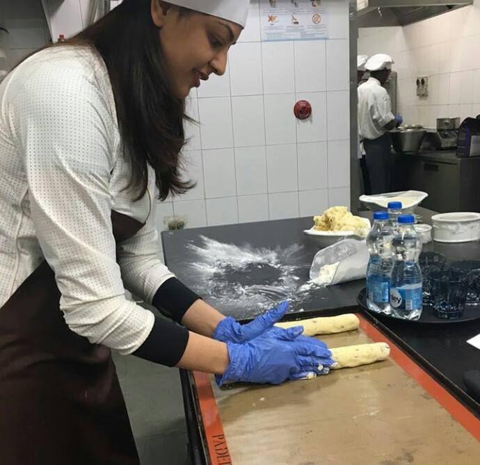 Kajal Agarwal Making Almond Biscotti at Park Hyatt Photos