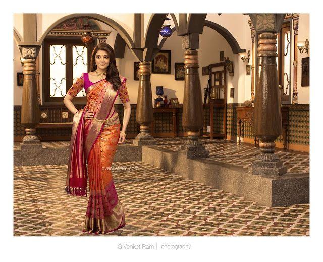 Kajal Agarwal Photoshoot for Jayachandran Textiles