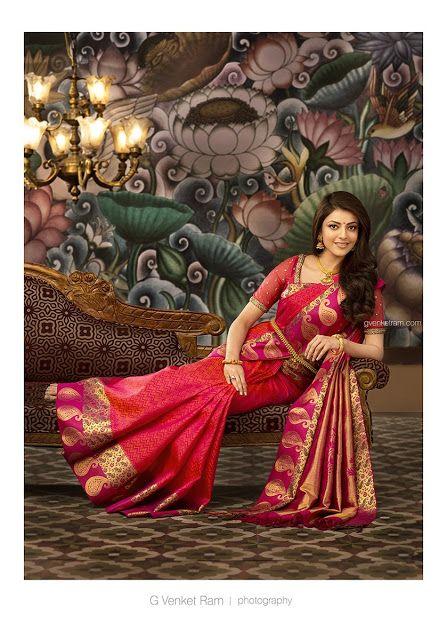Kajal Agarwal Photoshoot for Jayachandran Textiles