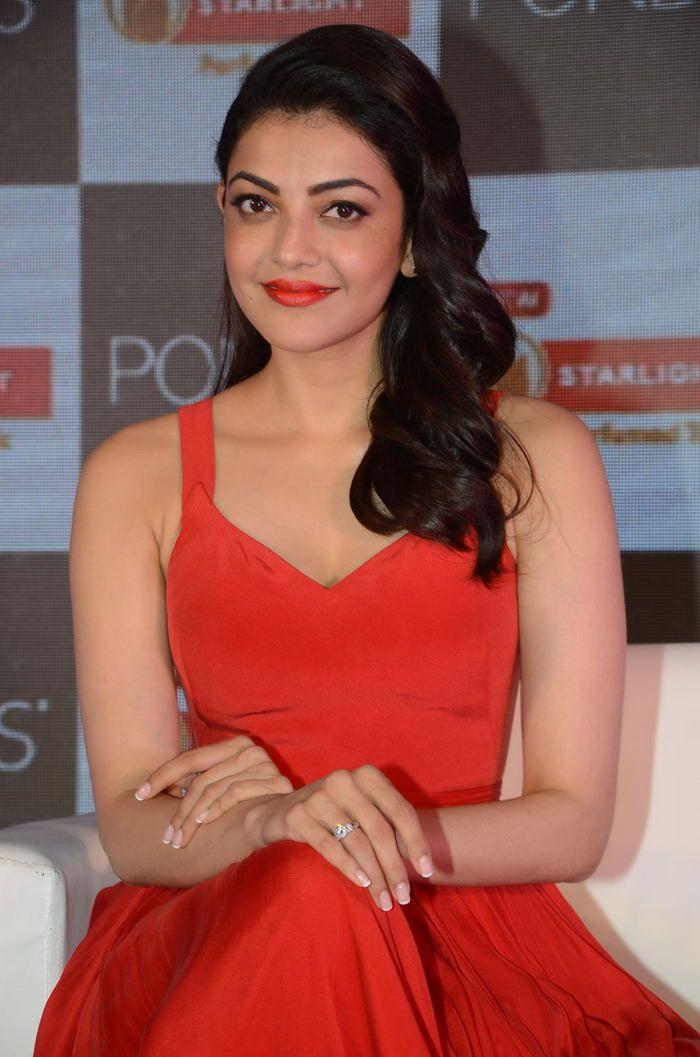 Kajal Agarwal dazzles in this red outfit for Ponds Talc event Photos