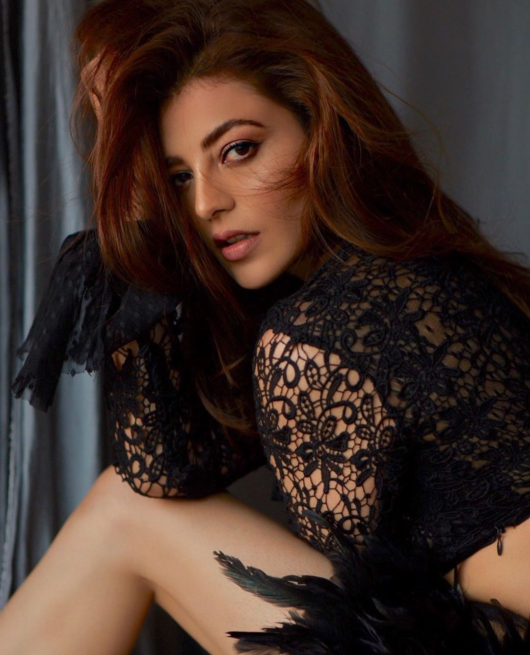 Kajal Aggarwal Black Magic Photoshoot