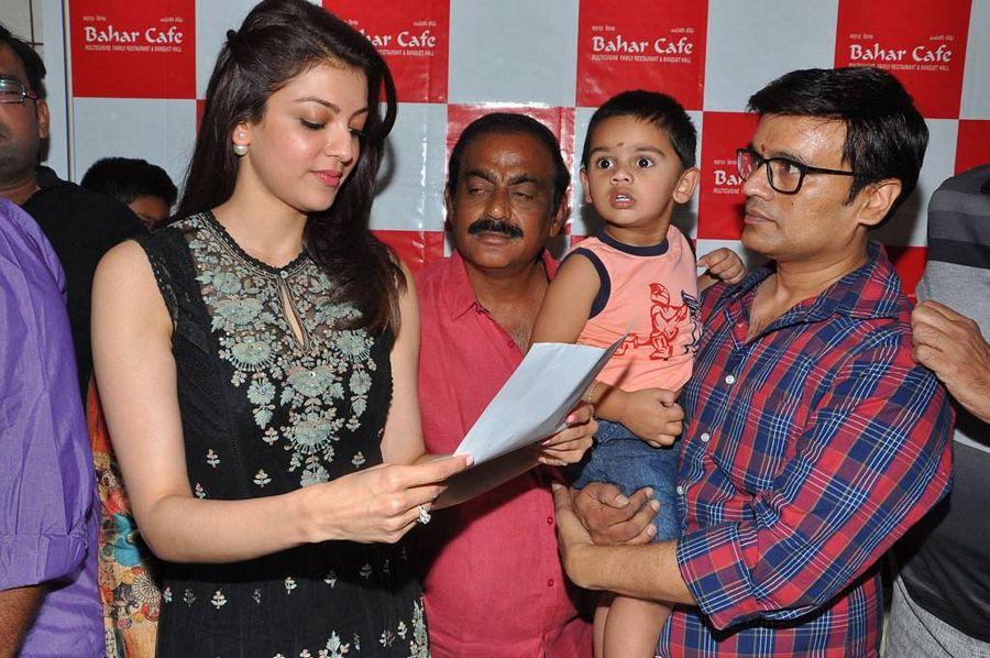 Kajal Aggarwal Stills At Bahar Cafe Restaurant Launch