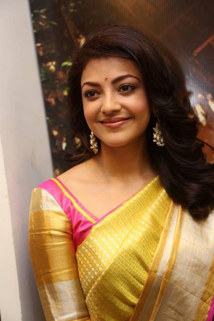 Kajal Aggarwal Stills At Trisha Designer Store Launch In Banjara Hills