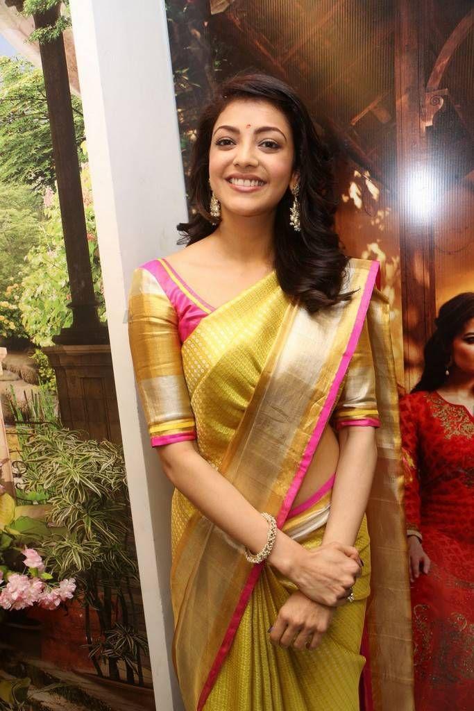 Kajal Aggarwal Stills At Trisha Designer Store Launch In Banjara Hills