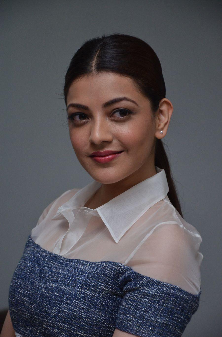 Kajal Aggarwal Stills from Khaidi No 150 Movie Interview