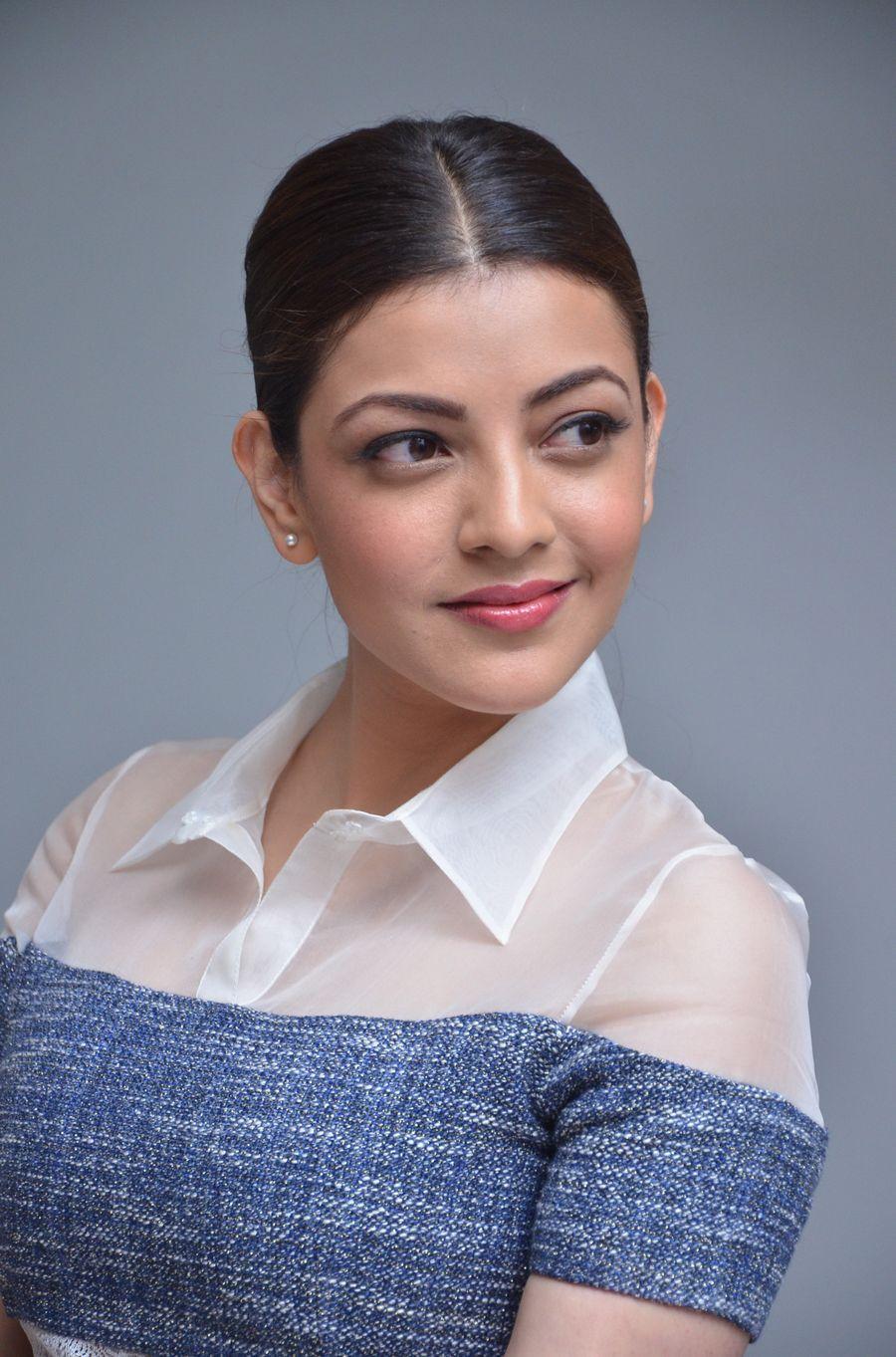 Kajal Aggarwal Stills from Khaidi No 150 Movie Interview