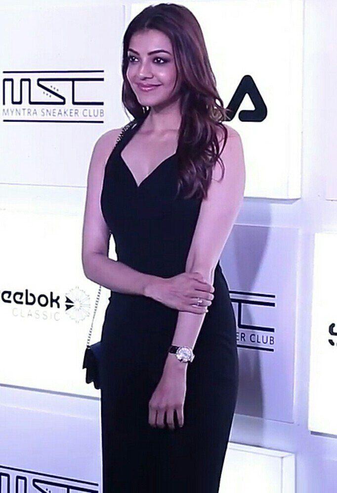 Kajal Aggarwal Hot Stills At Myntra Sneaker Club
