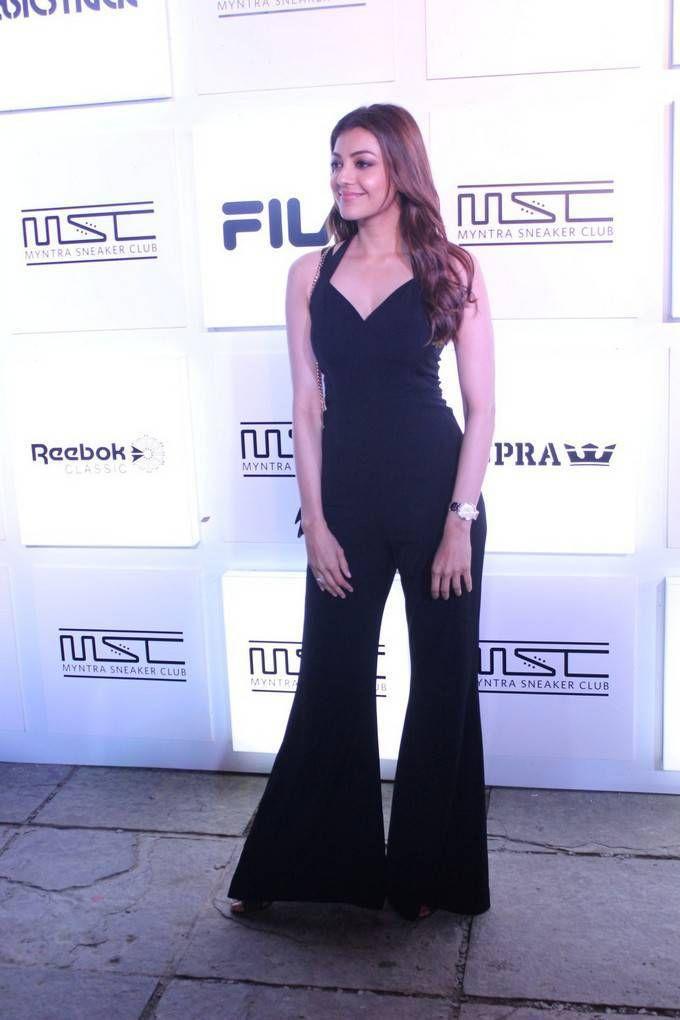 Kajal Aggarwal Hot Stills At Myntra Sneaker Club