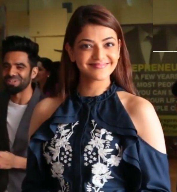 Kajal Aggarwal looks stunning at Khoon Mein Hai launch