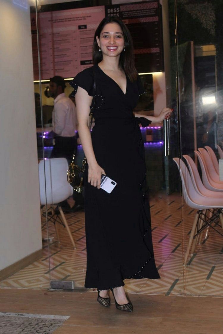 Kajal and Tamanna spotted together at an event