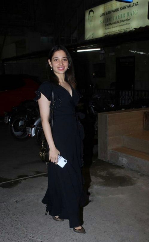 Kajal and Tamanna spotted together at an event