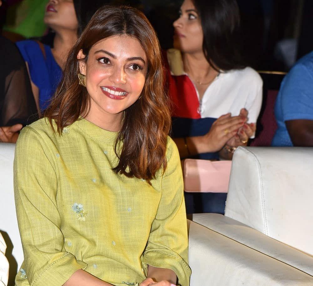 Kajal at an event in Chennai