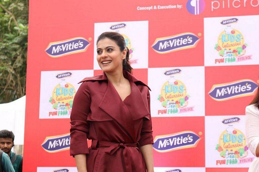 Kajol Stills At McVities Kids Culinaire Event