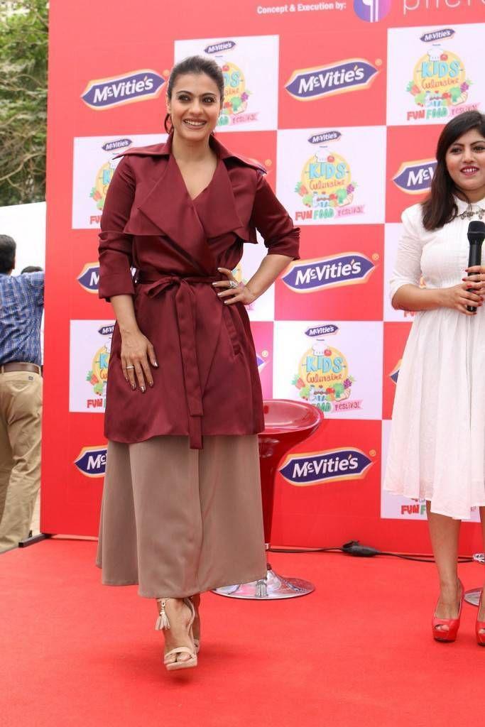 Kajol Stills At McVities Kids Culinaire Event