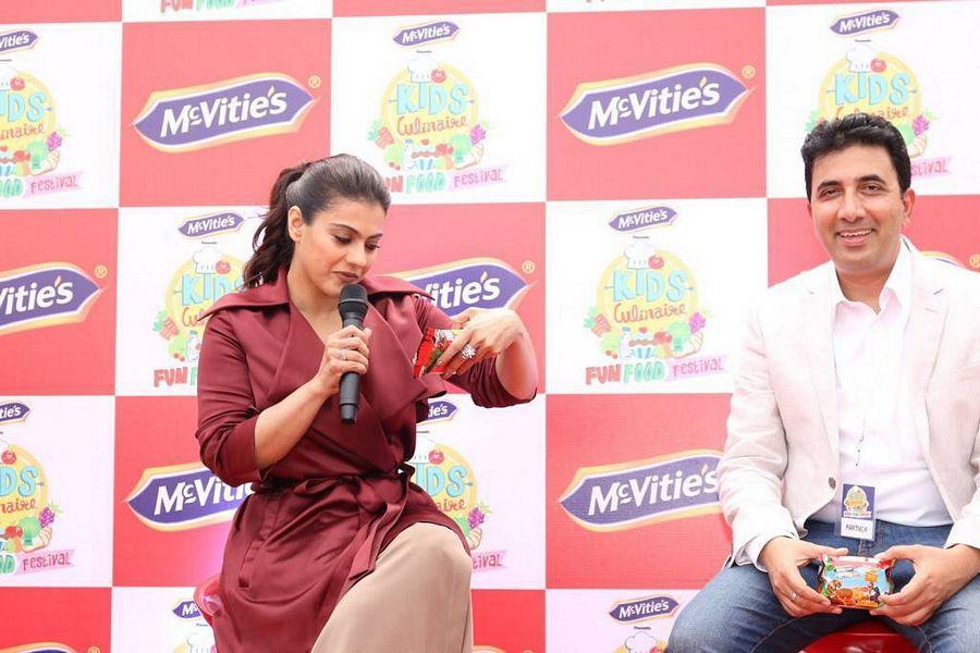 Kajol Stills At McVities Kids Culinaire Event