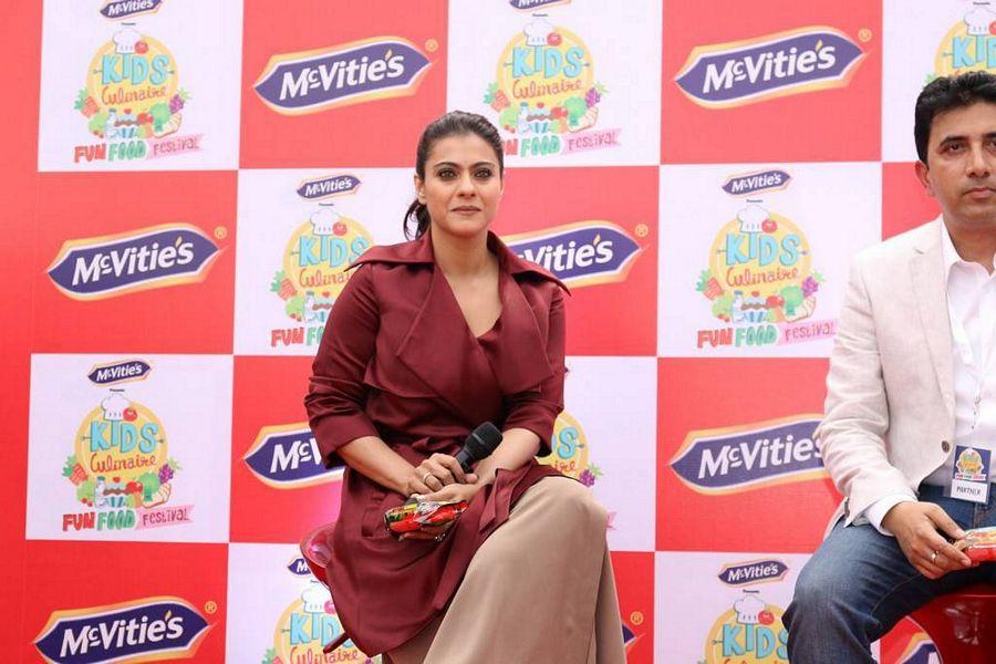Kajol Stills At McVities Kids Culinaire Event