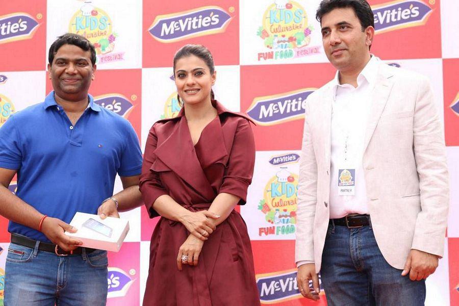 Kajol Stills At McVities Kids Culinaire Event