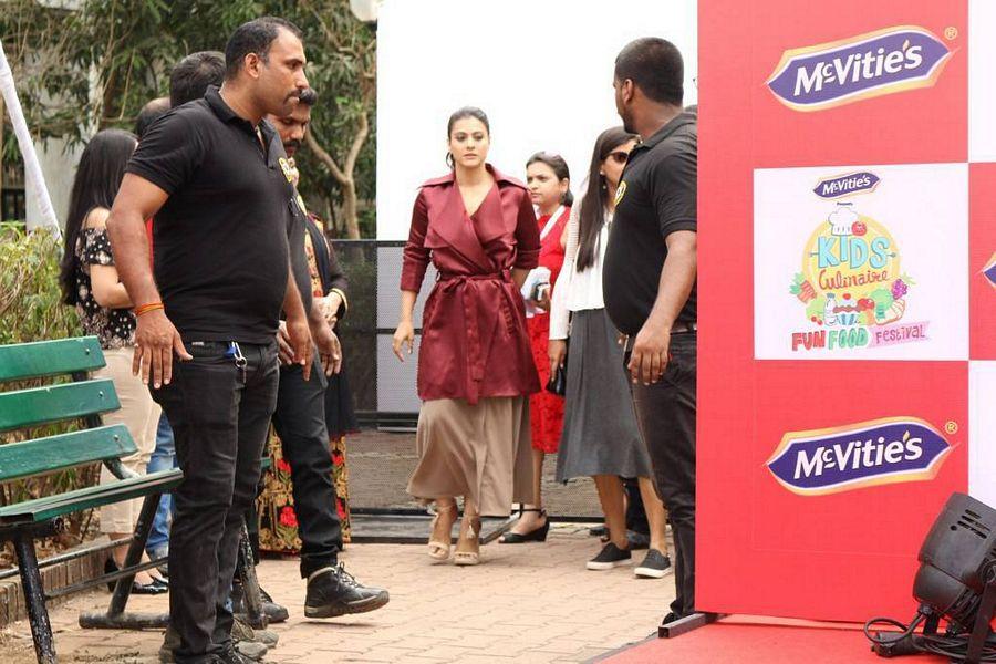 Kajol Stills At McVities Kids Culinaire Event