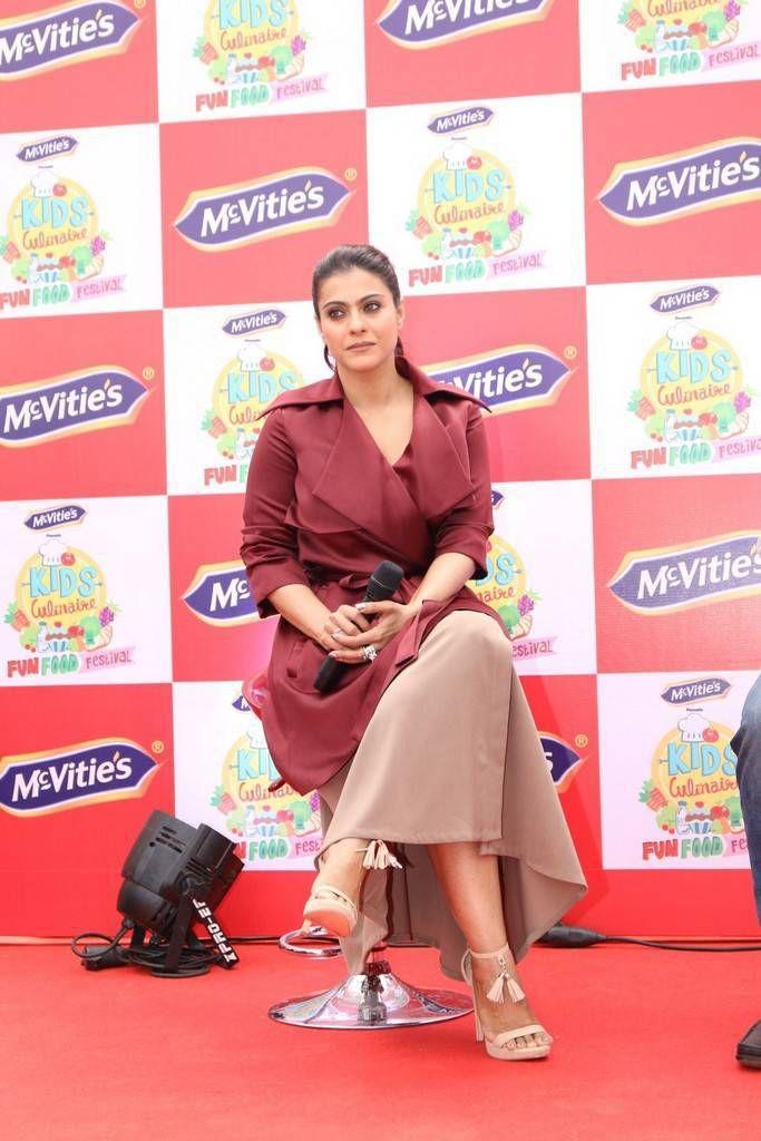 Kajol Stills At McVities Kids Culinaire Event