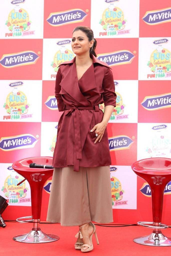 Kajol Stills At McVities Kids Culinaire Event