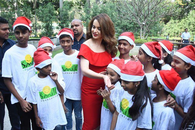 Kangana Ranaut Christmas 2017 Celebration