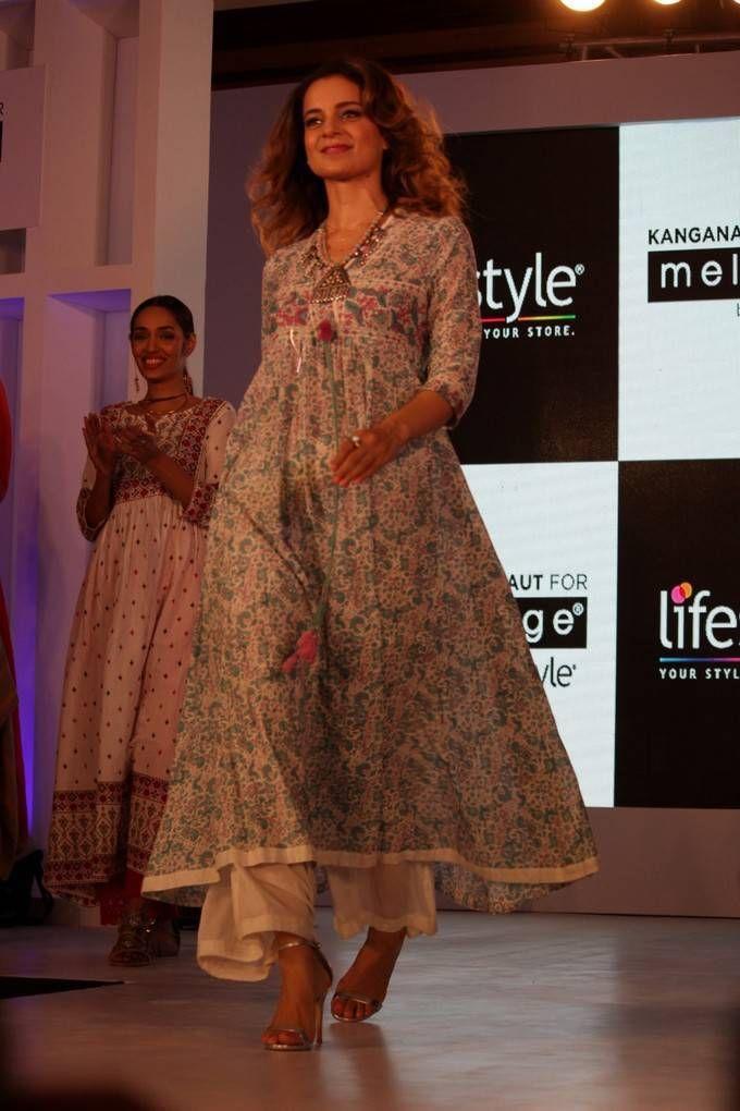 Kangana Ranaut Stills At Lifestyle New Collection Launch