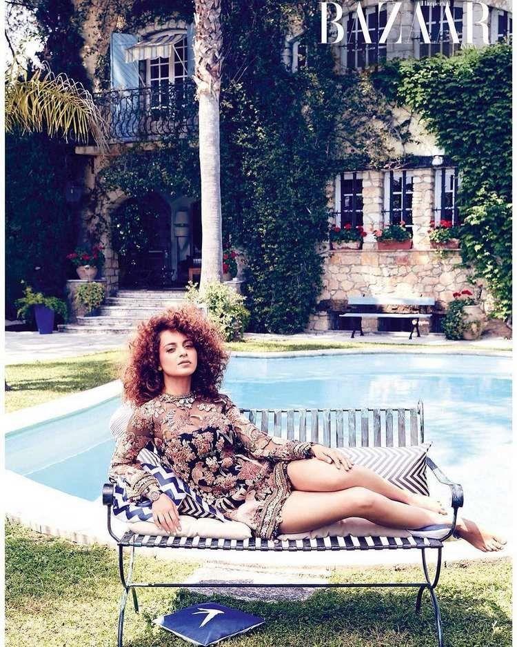 Kangana poses for Harper's Bazaar India Photoshoot Stills