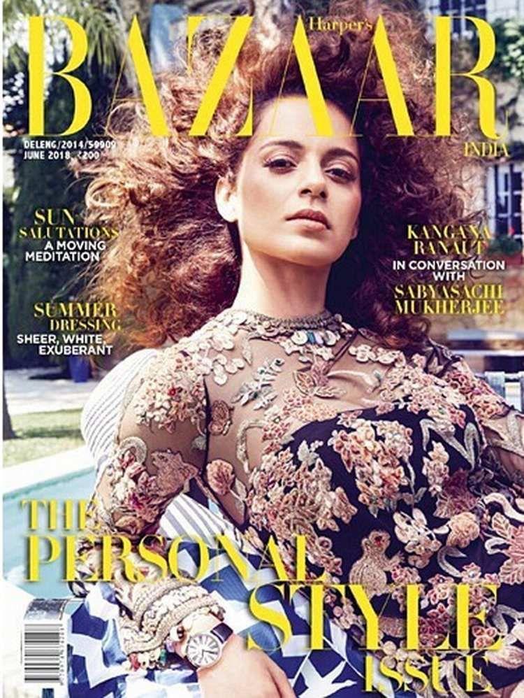 Kangana poses for Harper's Bazaar India Photoshoot Stills