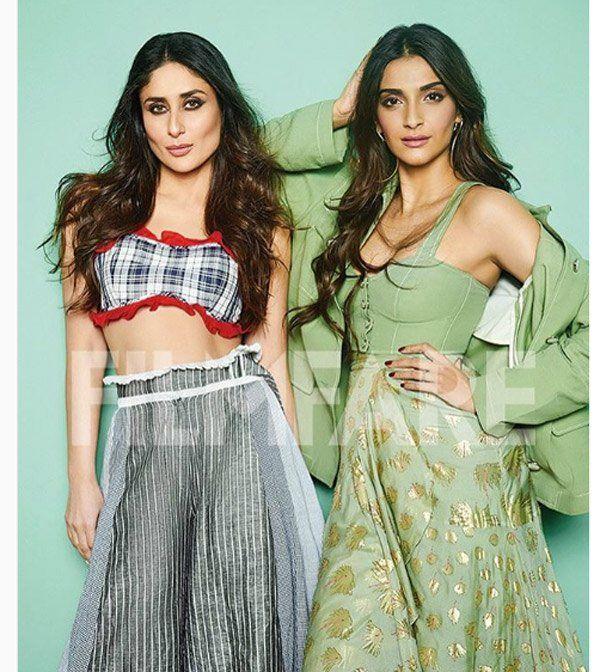 Kareena & Sonam Kapoor pose for Filmfare Photoshoot Stills