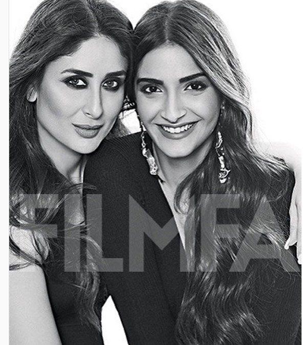 Kareena & Sonam Kapoor pose for Filmfare Photoshoot Stills