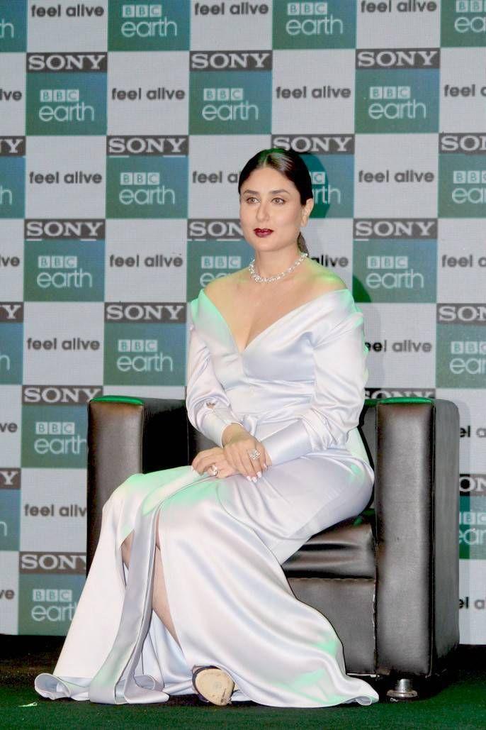 Kareena Kapoor Latest Stills At Sony BBC Earth Channel Launch