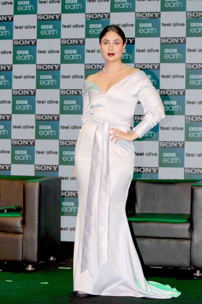Kareena Kapoor Latest Stills At Sony BBC Earth Channel Launch