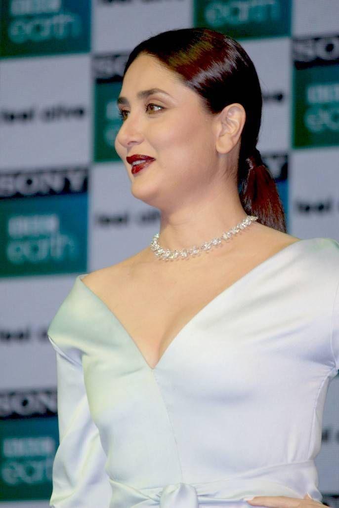Kareena Kapoor Latest Stills At Sony BBC Earth Channel Launch